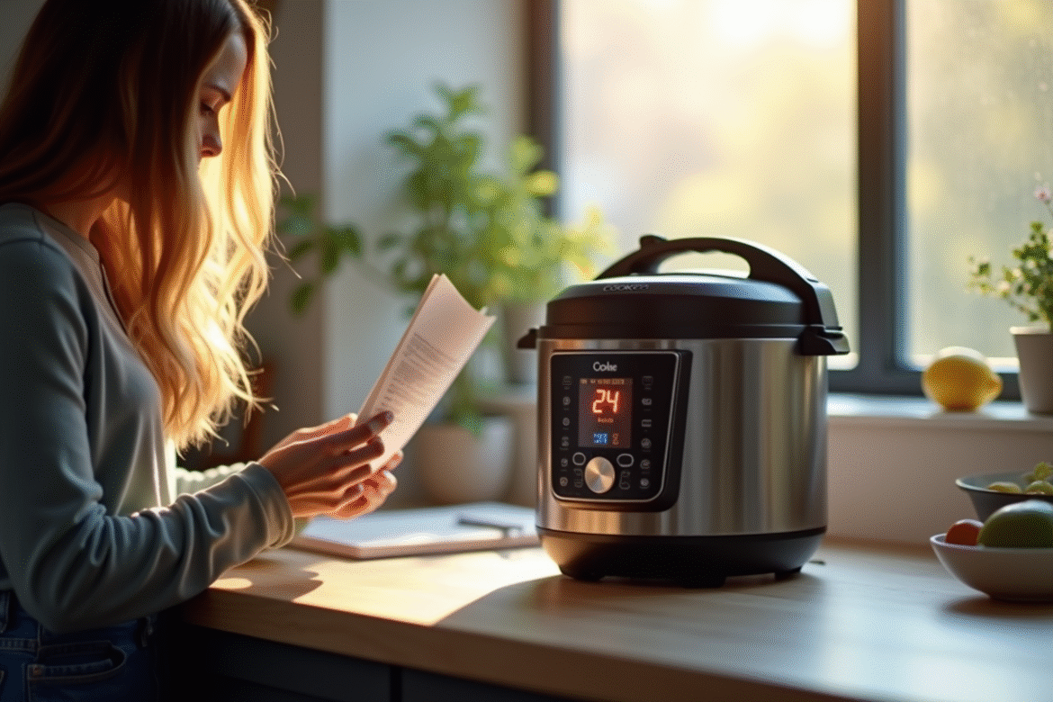 Cuisine moderne avec Cookeo affichant erreur 24