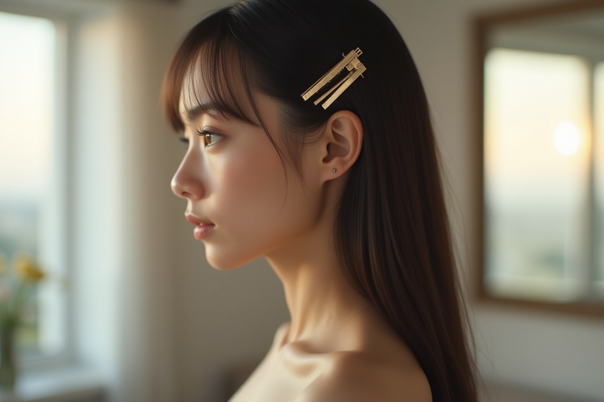 cheveux élégants